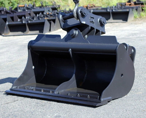 Q355b Excavator Tilt Bucket For Ditch Cleaning Sloping Grading