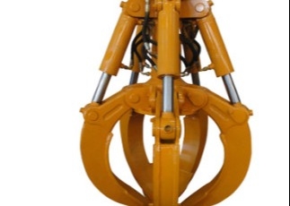 Skid Steer Excavator Hydraulic Orange Peel Grab Customization