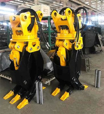 Rotating PC240 Hydraulic Excavator Grapple For Construction Works