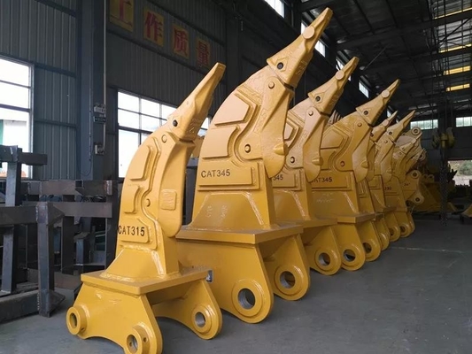 120mm Plate Thickness Excavator Stump Ripper 22 Tons Single Tooth For Komatsu PC60 PC180