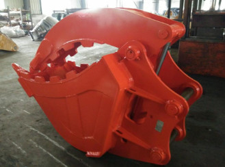 70 Tons Robust Thumb Buckets With Hydraulic Grab And Bucket Into One Unit