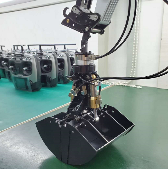 Rotating Clam Shell Mechanical Rotating Clamshell Bucket 1 - 50 Ton Excavator Clam Grab