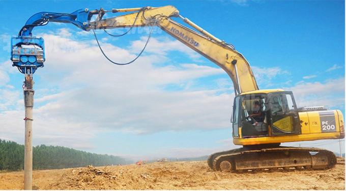 Pile Driver Attachments 2800rmp Excavator Vibro Hammer 6