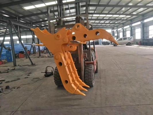 ISO Accurate 1800mm Excavator Manual Grapple Excavator Wood Grapple WX240