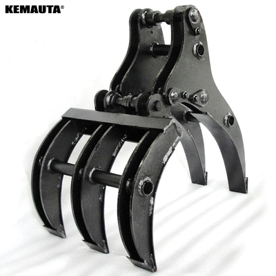 Q345B Mechanical Wood Grapple For 40 50 60t Excavator Customized Size