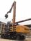 Yellow Color Excavator Boom Arm , Piling Attachment For Excavator