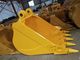 Alloy Steel Custom Excavator Buckets Yellow ColorGeneral Purpose Long Service Life