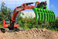 Customized 5-8 Claws Excavator Rock Rake For Kato HD130 HD200