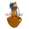 Crane Clam Shell Bucket 20-30 Ton Excavator Spare Parts