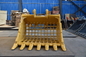 80mm Grid 1500mm Width Skeleton Rock Bucket For 20-25 Tons Excavator