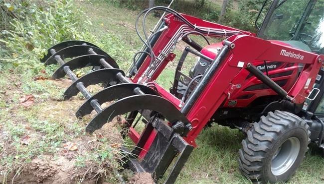 Huitong Excavator Rake Attachment for Land Clearing, 3 Ton Mini Digger ...