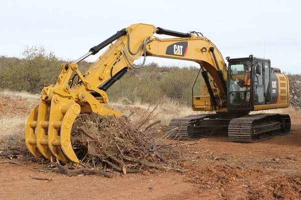 Huitong Excavator Rake Attachment for Land Clearing, 3 Ton Mini Digger ...