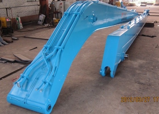 Extended Reach Excavator Booms Q355B Q420/550/690 OEM Yellow 10-30 Meters