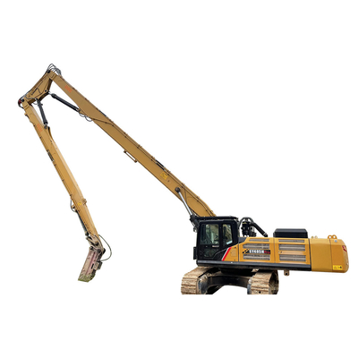 Selling 45 ton new or used high reach demolition boom for excavator,the total length is 24 meters.