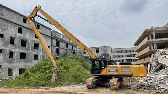 High Strength Reinforced Demolition Boom & Arm 30Ton Excavator R300 DH300 EX300 for High Building Dismantling & Concrete Breaking