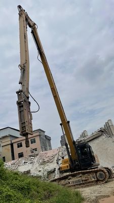 High Strength Reinforced Demolition Boom & Arm 25Ton Excavator CAT325 for High Building Dismantling & Concrete Breaking