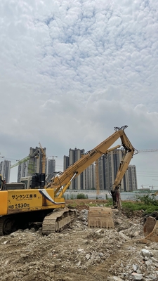 30 ton high reach demolition boom for sale and it is designed to handle difficult demolition of tall structures.