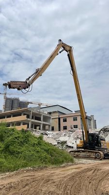 High Strength Reinforced Demolition Boom & Arm 25Ton Excavator CAT325 for High Building Dismantling & Concrete Breaking