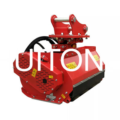 EXCAVATOR Flail Mower for PC20-2/CAT302 0.6m for Standard Mowing/Rough Cutting Conditions/Soft Ground/Complex Terrain/Orchard and Vineyard Floor Management
