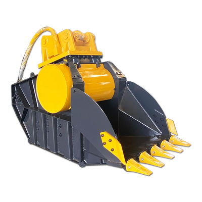 Durability Heavy Duty Excavator Bucket with Tungsten Teeth Hardox550 10-180mm Cutting Height