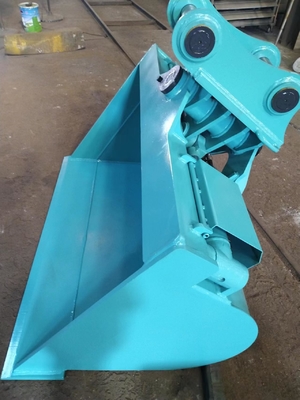 Q355B 3cbm 48'' Wide Hydraulic Tilt Bucket For SK125sr Excavator