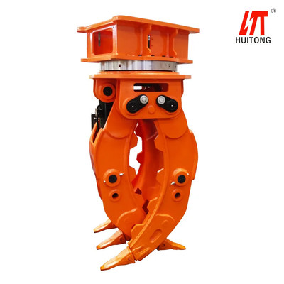 Q355B High-Quality 47'' Excavator Hydraulic Ratating Grapple Customizable Color Customizable Design.