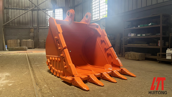 Custom Excavator Digging Bucket With Strength Teeth Heavy Duty Construction Hardox400