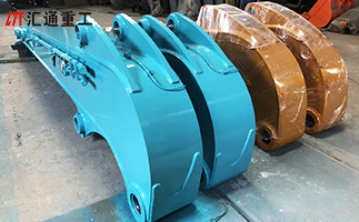 Customized Excavator Rock Boom Arm For Breaking And Moving Hard Clay