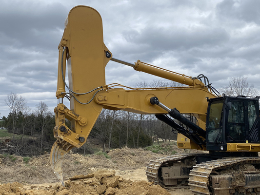 Customized Excavator Rock Boom Arm For Breaking And Moving Hard Clay
