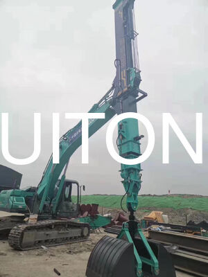 EXCAVATOR Two-Stage Telescopic Boom for PC200/CAT320 14m for High-Rise Building Demolition/Vertical Dismantling Operations