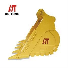 Heavy Duty Bucket HT 20Ton Mining Construction High Manganese Steel Wear Resistant