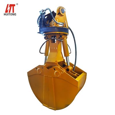 Customized Bucket Capacity Huitong Clamshell Bucket for 17-20 Ton Excavators CE Certifide