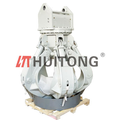 Huitong Excavator Orange Peel Grab for 37-46  Ton Excavators, for Scrap/Waste Handling, Customized, CE Certificate