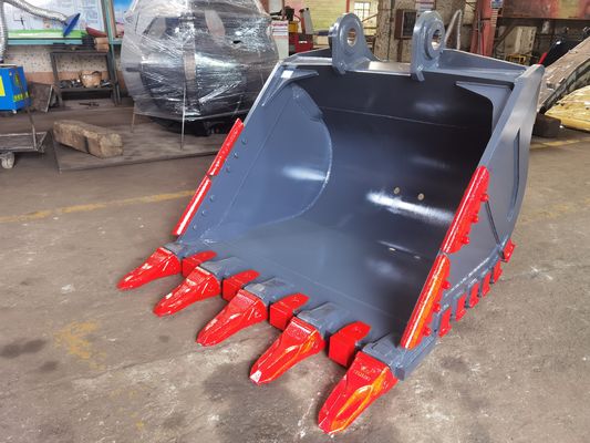 Huitong Rock Bucket for Mining/Quarry/Double-Layer Armor with Replaceable Chisel Teeth CE Certificate, OEM Available