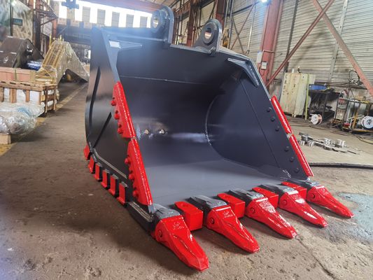Huitong Rock Bucket for Mining/Quarry/Double-Layer Armor with Replaceable Chisel Teeth CE Certificate, OEM Available