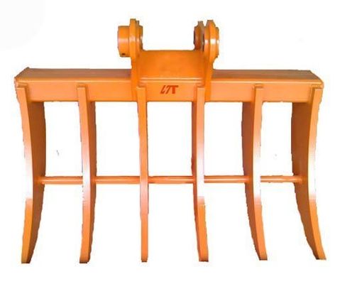 Huitong Excavator Rake Attachment for Land Clearing, for 40 Ton Excavators, Root Grapple