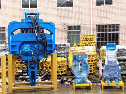 HT350 Durable Hydraulic Pile Driving Hammer Fit 35-40T Excavator EX400 PC350 for Municipal & Rural Piling Projects