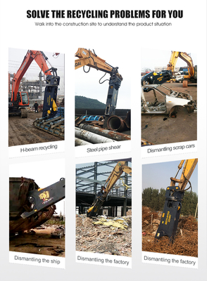 Huitong Excavator Eagle-shaped Shear Metal Cutting Shear for 18-24 Ton Excavators, Customized, CE Certificate