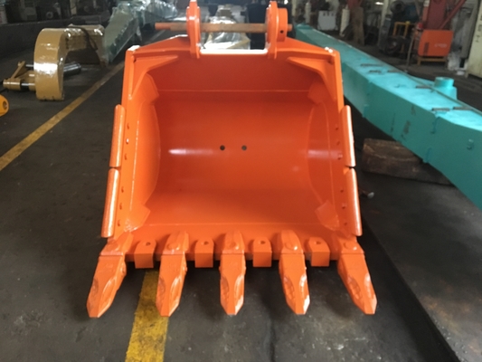Huitong Excavator Rock Bucket with Reversible Tips, 25 T Mining Bucket for Quarry/Demolition, OEM Available