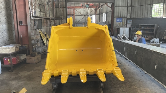 Huitong Excavator Rock Bucket with Reversible Tips, 30 T Mining Bucket for Quarry/Demolition, OEM Available