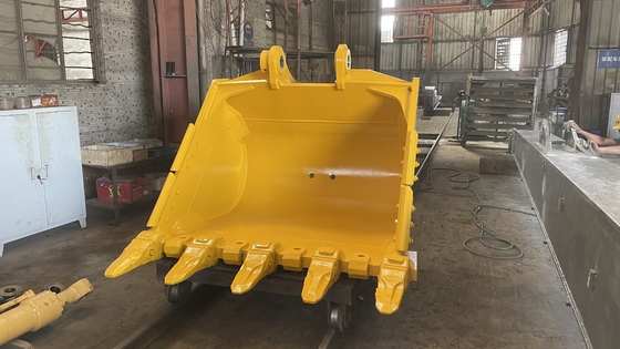 Huitong Excavator Rock Bucket with Reversible Tips, 30 T Mining Bucket for Quarry/Demolition, OEM Available
