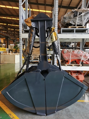 Excavator Parts Manufactured Huitong Clamshell Bucket for 21-24 Ton Excavators Etched Stainless Steel Landing Plate CE Certified