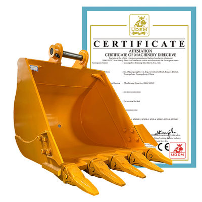 Q355B Excavator Standard Bucket for 14 Ton Excavator Custom Color