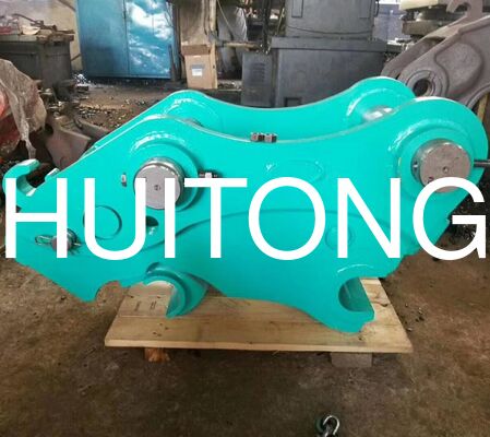 Hydraulic Tilt Quick Hitch Tilting Quick Coupler 10-15T Excavator Fit PC110 PC130 CAT312 CAT313 DX130 SY135 XE135D EC120D EC140DL R130 HX130 SK130 Slope Grading Ditch Digging Pipeline Construction