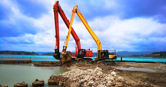 Q690 Material Excavator Long Reach Boom Manufacturer Direct Sale High Quality PC300EX300 Excavator Long Boom