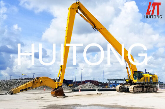 2M Long Reach Boom And Arm Heavy Duty Extended Dredging Arm For 41-45 Ton Excavator Fit  PC450 CAT345GC ZX450 SK450 DX450 R455 EC450 SY465H XE450DK CLG945E