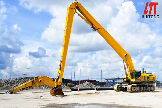 Heavy Duty Mining Long Reach Excavator Boom Q355B Q420 Function Boom 10-30 Meters