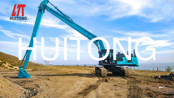 EXCAVATOR Long Reach Boom for PC250/CAT325 18m for Slope Shaping/River Dredging/ Extended Reach Excavation/Revetment Work