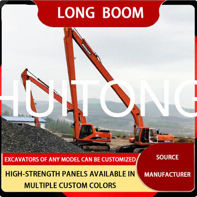 2M Long Reach Boom And Arm Heavy Duty Extended Dredging Arm For 41-45 Ton Excavator Fit  PC450 CAT345GC ZX450 SK450 DX450 R455 EC450 SY465H XE450DK CLG945E