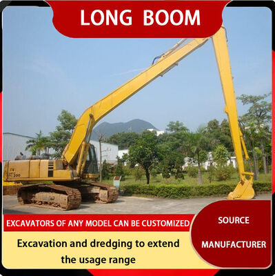 Heavy Duty Mining Long Reach Excavator Boom Q355B Q420 Function Boom 10-30 Meters